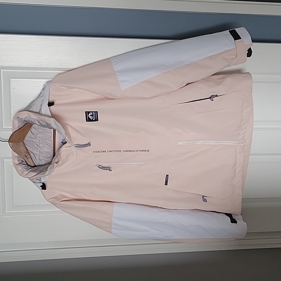 RAWRWAR Powder Space Colorblock Sleeve Winter Parka Snowboarding Jacket - Picture 3 of 12